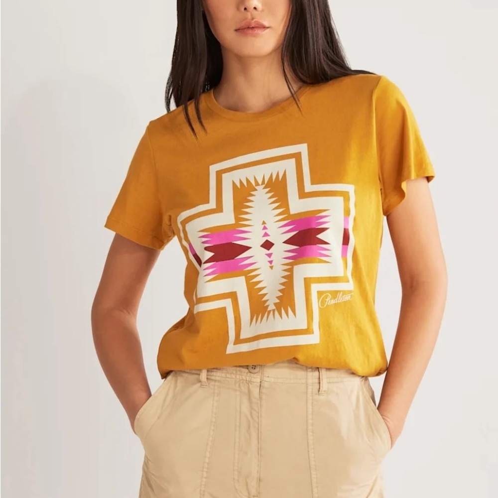 Pendleton Mustard Graphic Tee